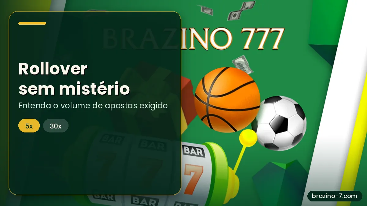 Rollover dos bônus Brazino777 explicado
